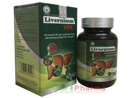 Bổ gan LivernimmVDL - Viện Dược Liệu Trung Ương, Lọ 60 viên nén