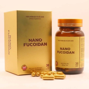 Nano Fucoidan - Hỗ trợ điều trị ung thư. Hộp 30 viên