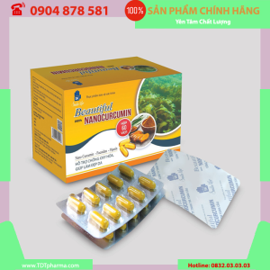 Viên uống Beautiful with NanoCurcumin giúp chống lão hóa, làm đẹp da. Hộp 60 viên