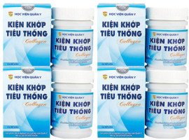 Combo 4 hộp kiện khớp tiêu thống collagen học viện quân y