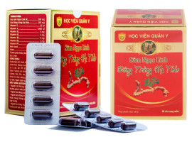 Combo 2 Hộp sâm Ngọc Linh đông trùng hạ thảo - Học Viện Quân Y